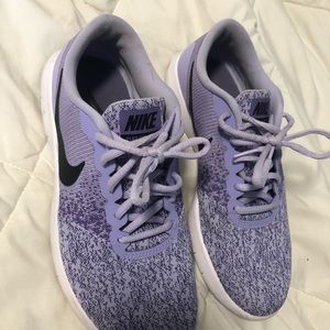 Purple Nike free runs